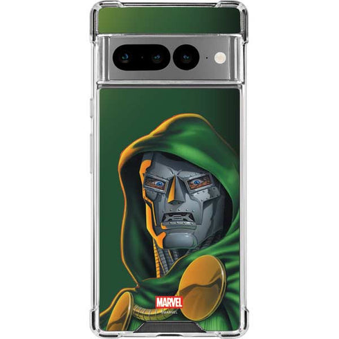 Marvel Dr. Doom Portrait Google Pixel 7 Pro Clear Case